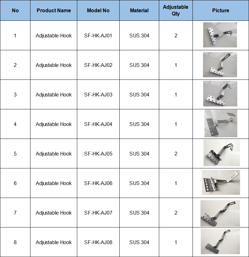 Solar Roof Hooks