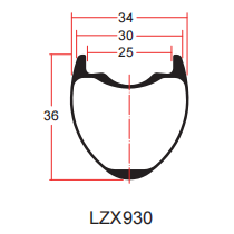 LZX930 การเขียนแบบขอบกรวด