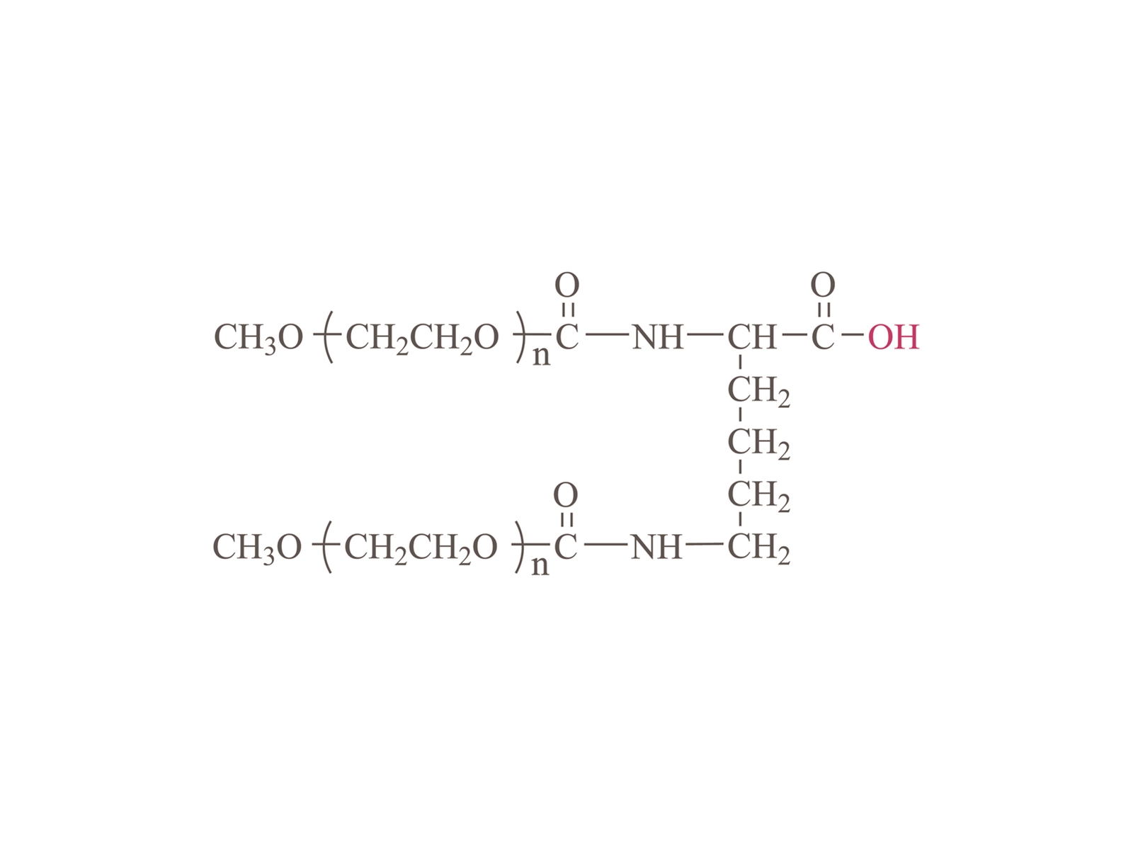 2-arm methoxypholy (ethylene glycol) กรด Carboxylic (LYS01) [2-arm peg-Cooh (LYS01)]