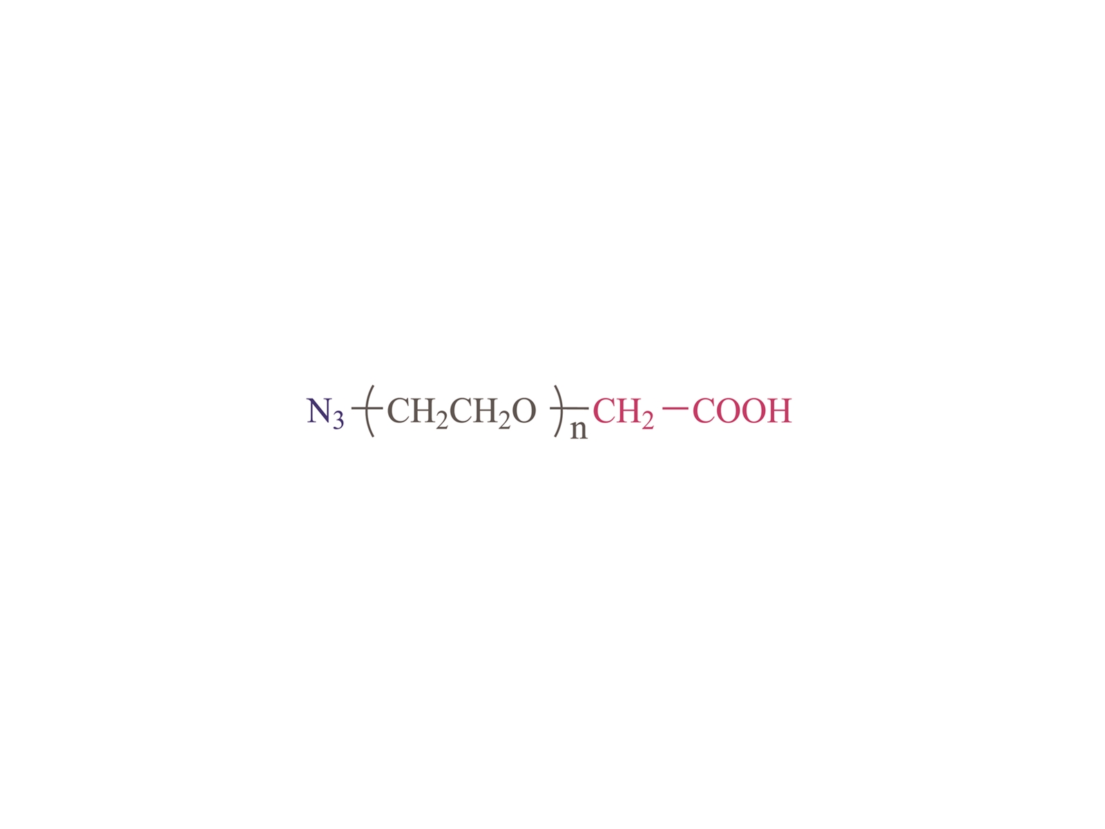 α-carboxyl-ω-azido โพลี (เอทิลีนไกลคอล) [HOOC-PEG-N3] CAS: 882518-90-3,172531-37-2