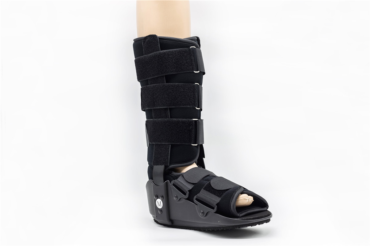 TALL 17 "คงที่ Cam Walker Boot Brozle พร้อมอลูมิเนียมยังคงการบาดเจ็บหรือการสนับสนุนเท้าข้อเท้าหัก