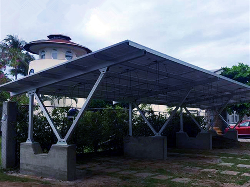 โครงสร้างการติดตั้งพลังงานแสงอาทิตย์ Carport PV