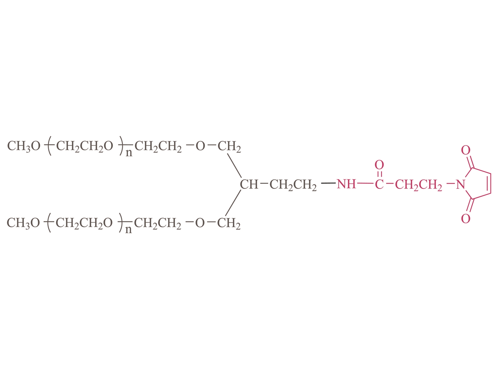 2-arm methoxypholy (เอทิลีนไกลคอล) MalleInide (PT02) [2-arm peg-mal (pt02)]