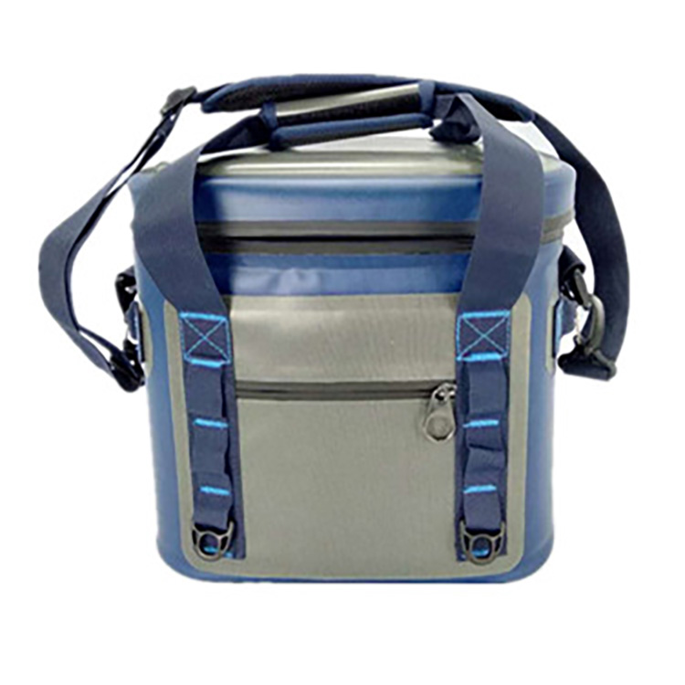 20 กระป๋องถุงเย็น 840D ไนล่อนที่มี TPU ป้องกันการรั่วด้านอ่อนนุ่มกระเป๋าสะพายเย็น