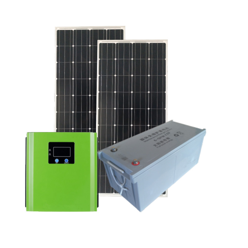 24V 500W ระบบไฟฟ้าพลังงานแสงอาทิตย์ไฟฟ้าพลังงานแสงอาทิตย์