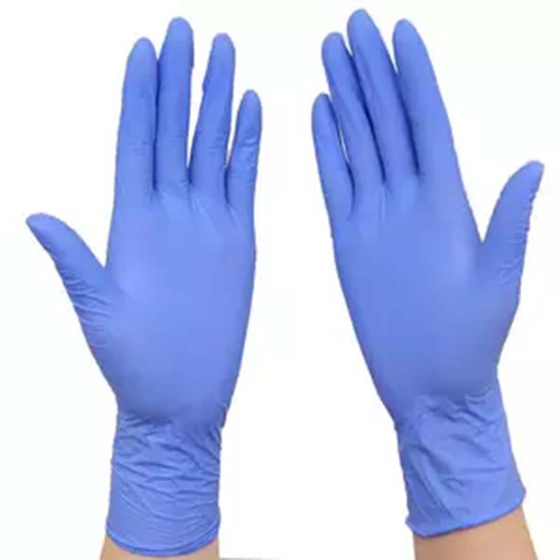 Powder Free Disposing Nitrile Gloves Blue 6 Mil Nitrile Gloves