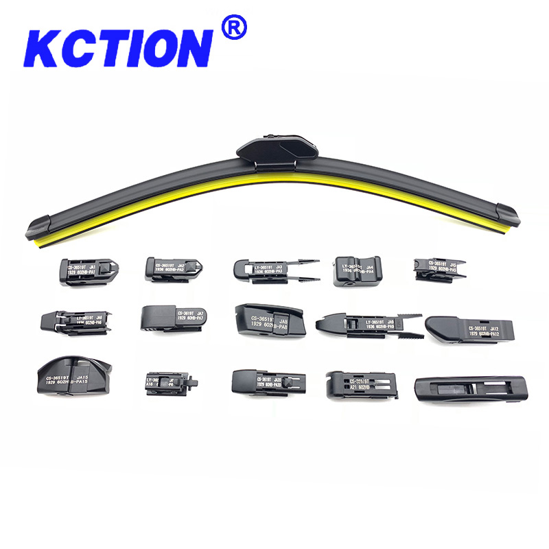 Kction Multi 18 Connecters ใบปัดน้ำฝนแบบไม่มีกระดูกแบบนุ่ม