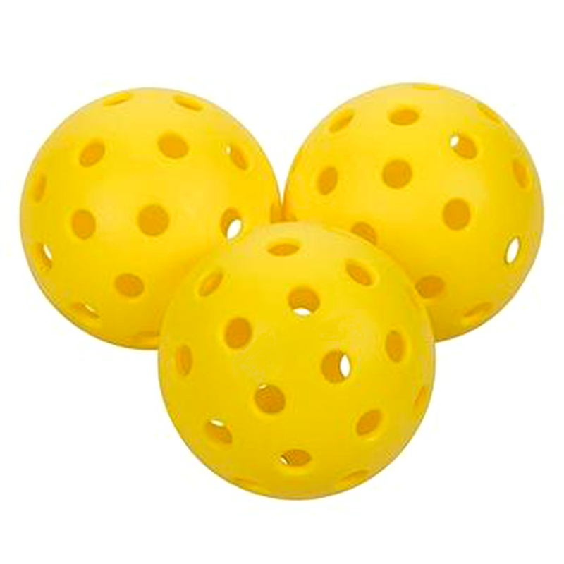 โลโก้ที่กำหนดเองคุณภาพสูง Pickleball Balls USAPA กลางแจ้ง 40 หลุม Pickleball Ball