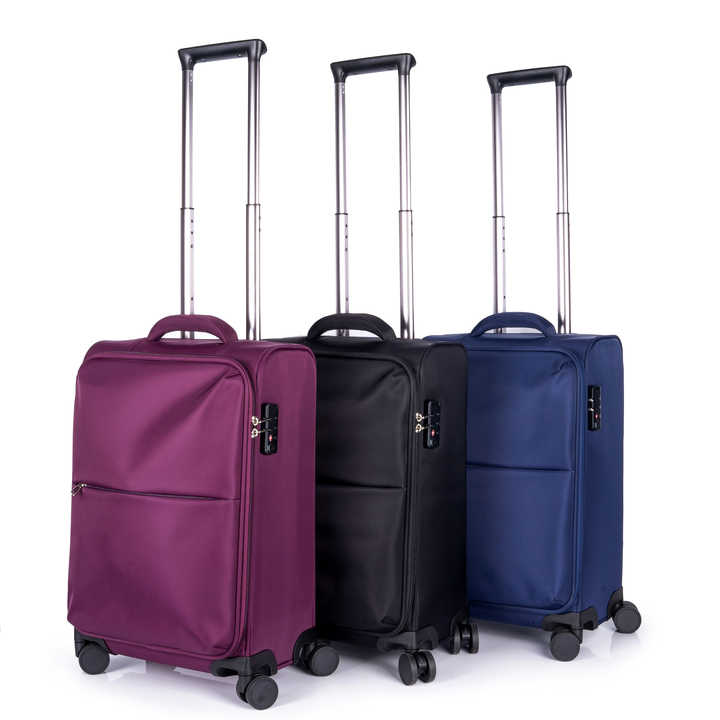 กระเป๋าเดินทางน้ำหนักเบาเป็นพิเศษ กระเป๋าเดินทาง กระเป๋าเดินทางไนลอน 3 ชิ้น ชุดกระเป๋าเดินทาง
